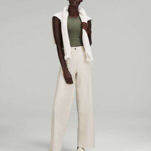 Lululemon City Sleek 5 Pocket Wide-Leg High-Rise Pant *Light Utilitech